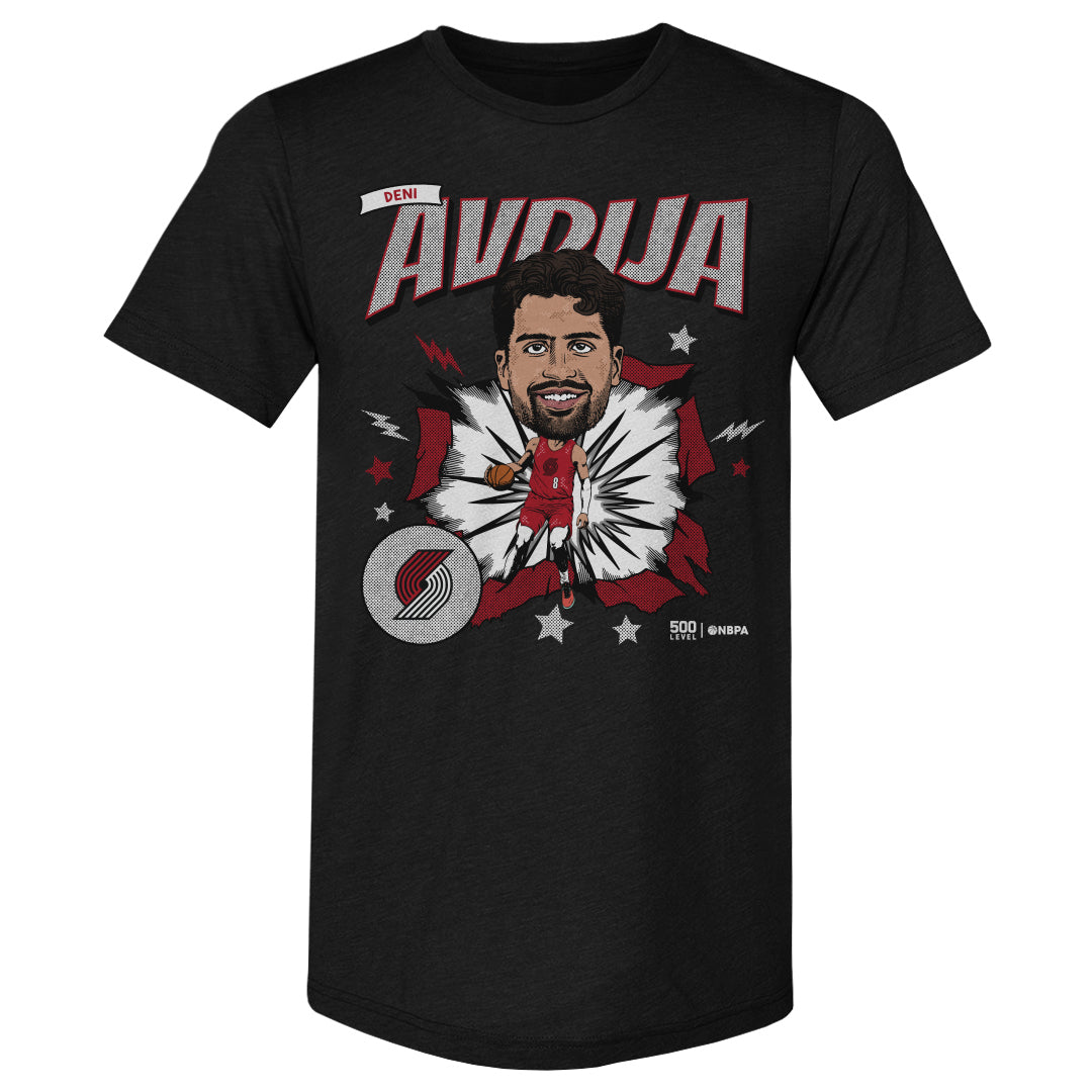 Deni Avdija Portland Trail Blazers Caricature WHT
