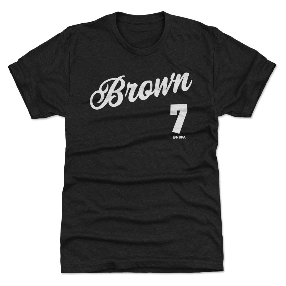 Jaylen Brown Boston Script WHT
