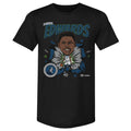 Anthony Edwards Minnesota Timberwolves Caricature Retro WHT