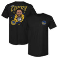 Steph Curry Golden State Warriors Caricature F&B WHT