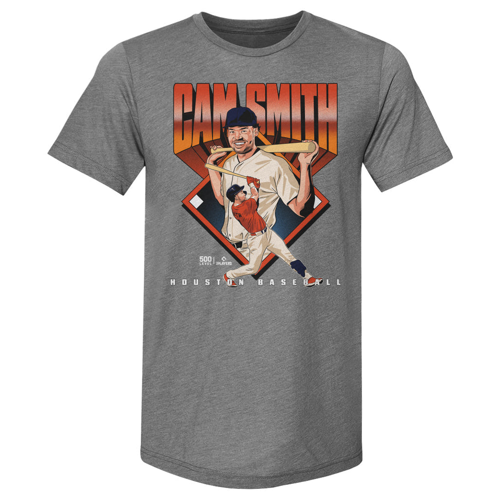 Cam Smith Houston Baseball Diamond WHT