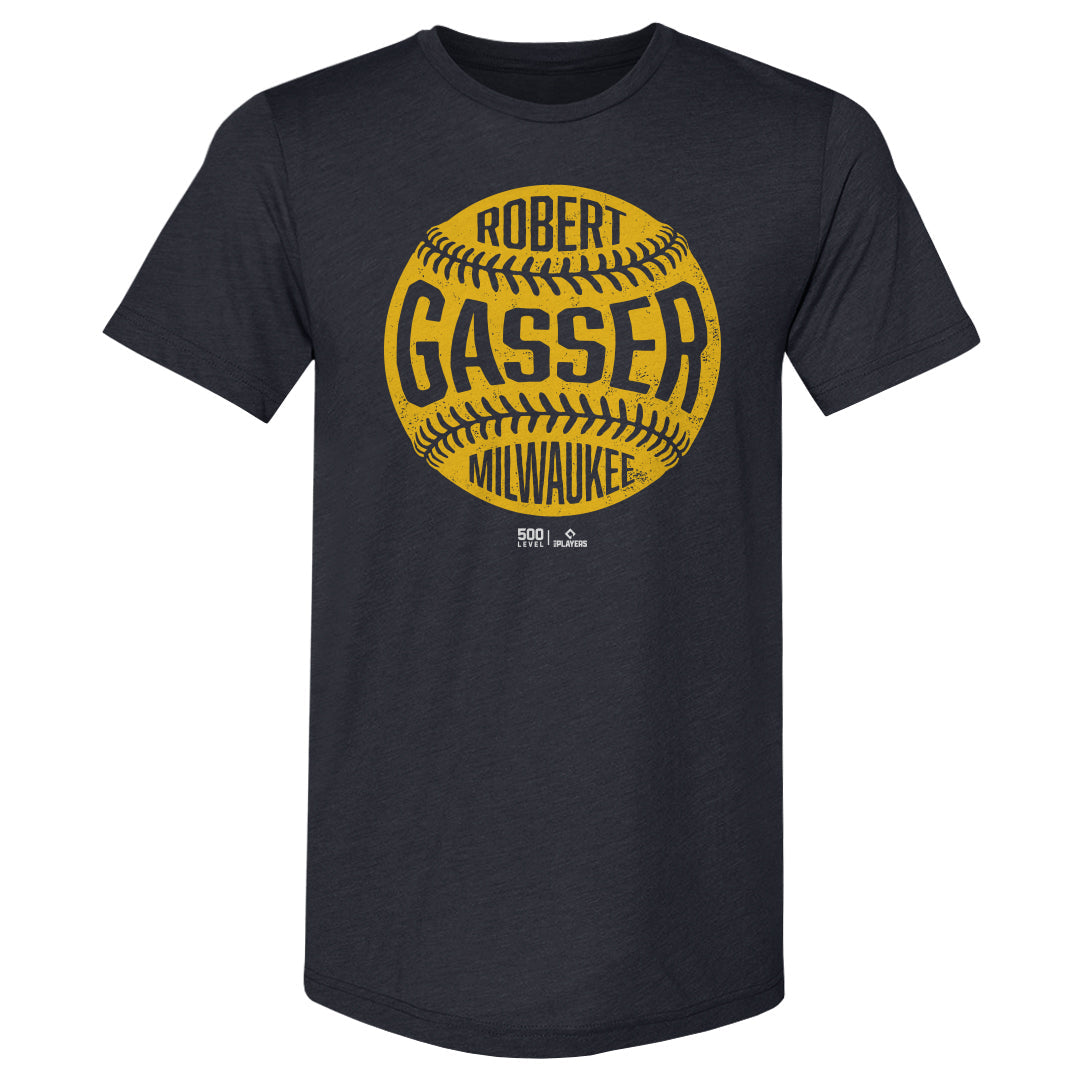 Robert Gasser Milwaukee Vintage Baseball WHT
