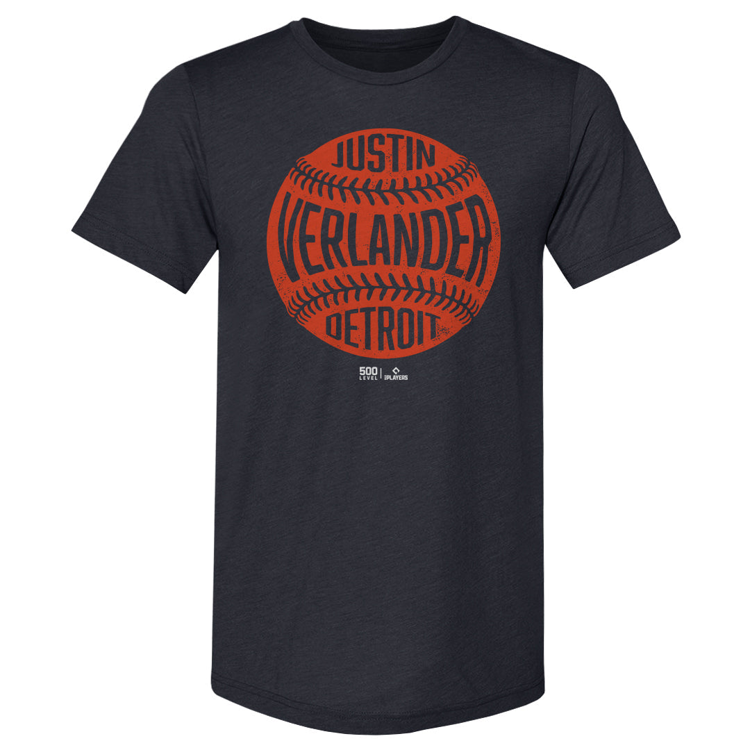 Justin Verlander Detroit Vintage Baseball WHT