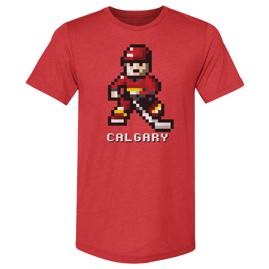 Calgary Hockey 8-bit WHT