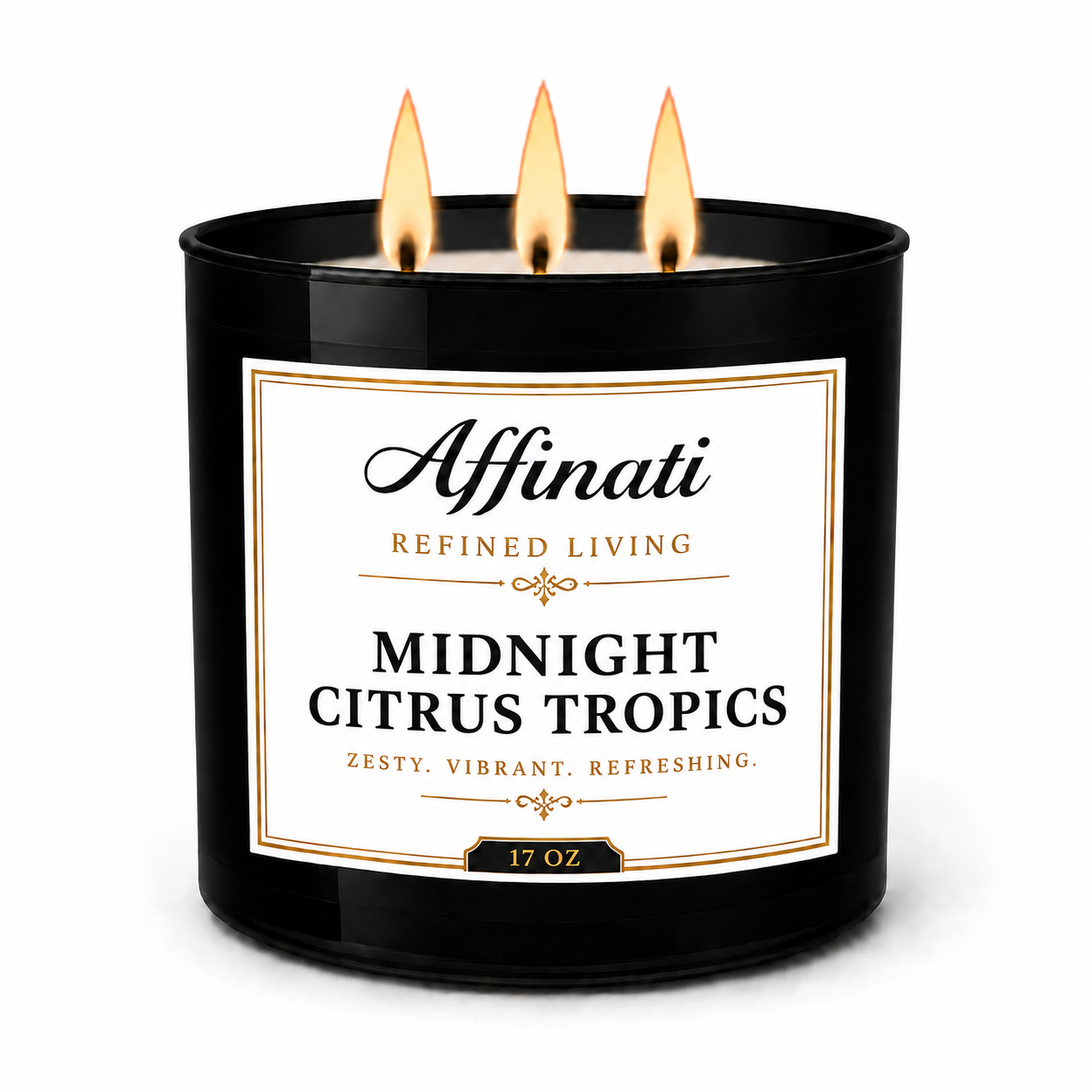 Midnight Citrus Tropics 3-Wick Candle