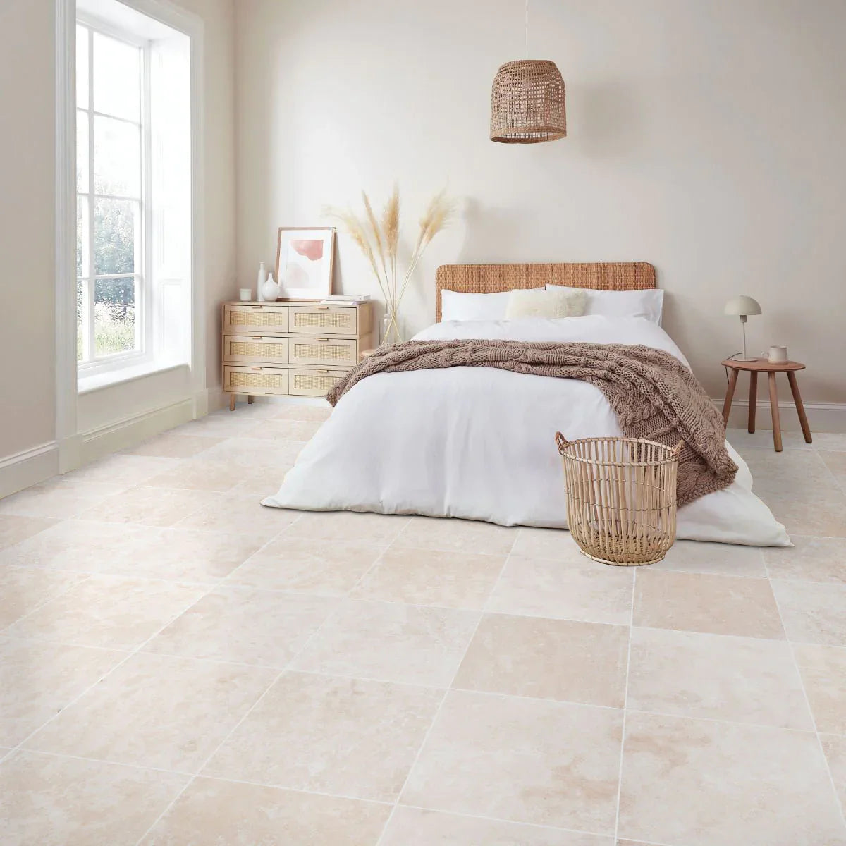 Miletos Ivory Travertine Premium Natural Stone Honed and Filled Wall and Floor Tile
