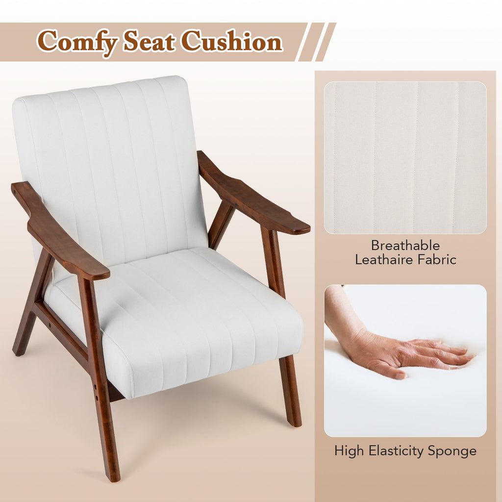 Modern Accent Chair Leisure Armchair with Felt Pads