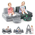 Modular Kids Play Couch Set Glow in the Dark with Portable Handles