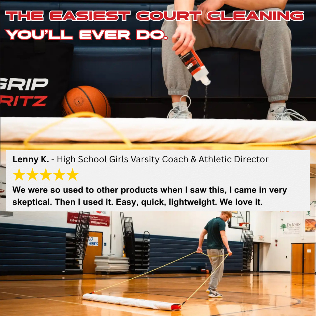 Grip Spritz GlidePro Court Mop | Court Cleaning Solution Refill