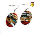Multi-Color Seashell Earring