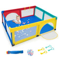 Large Infant Baby Playpen Safety Play Center Yard with 50 Ocean Balls