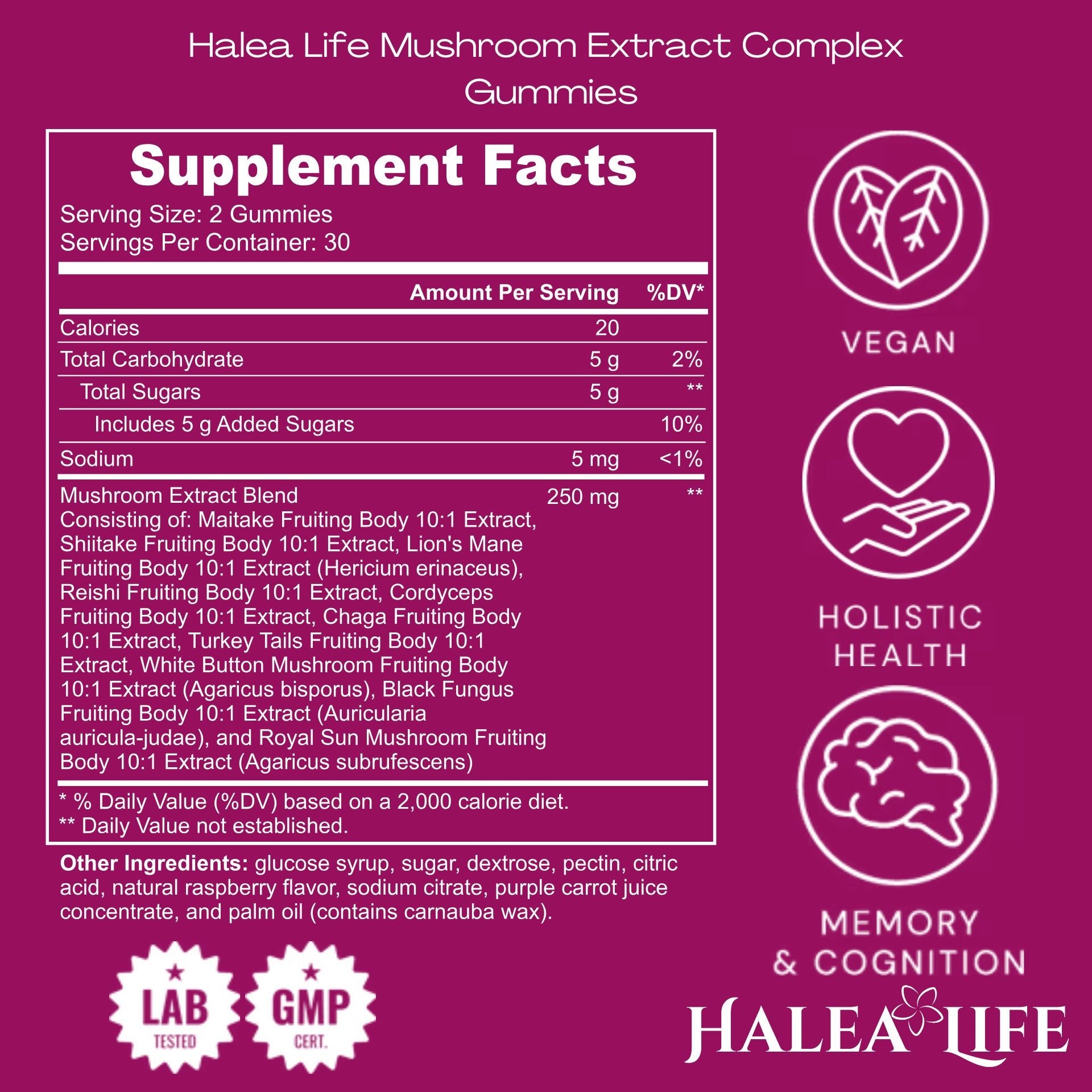 10 Mushroom Complex Gummies