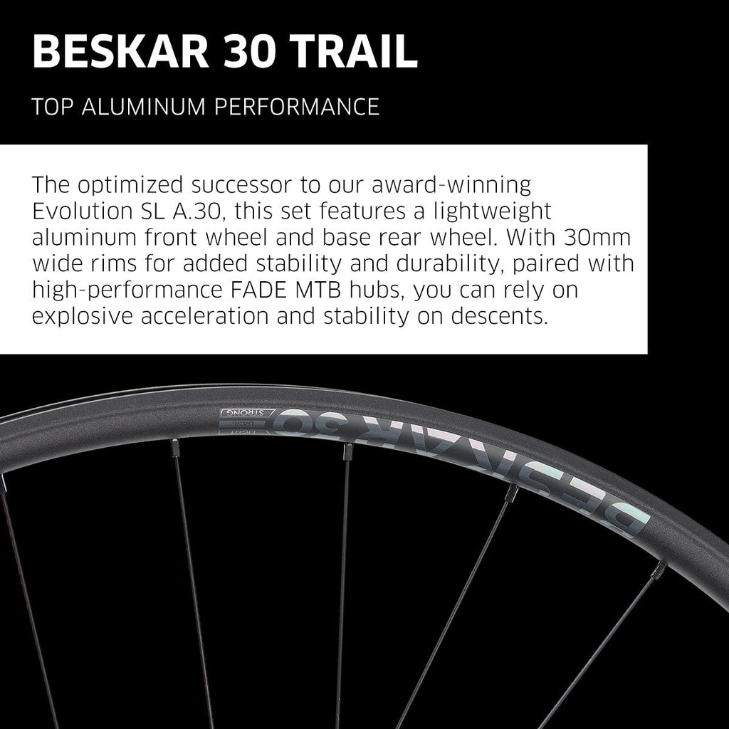 NEWMEN Front Wheel - Beskar 30 base 29" 28h FADE SP 6B 15x110 - Trail