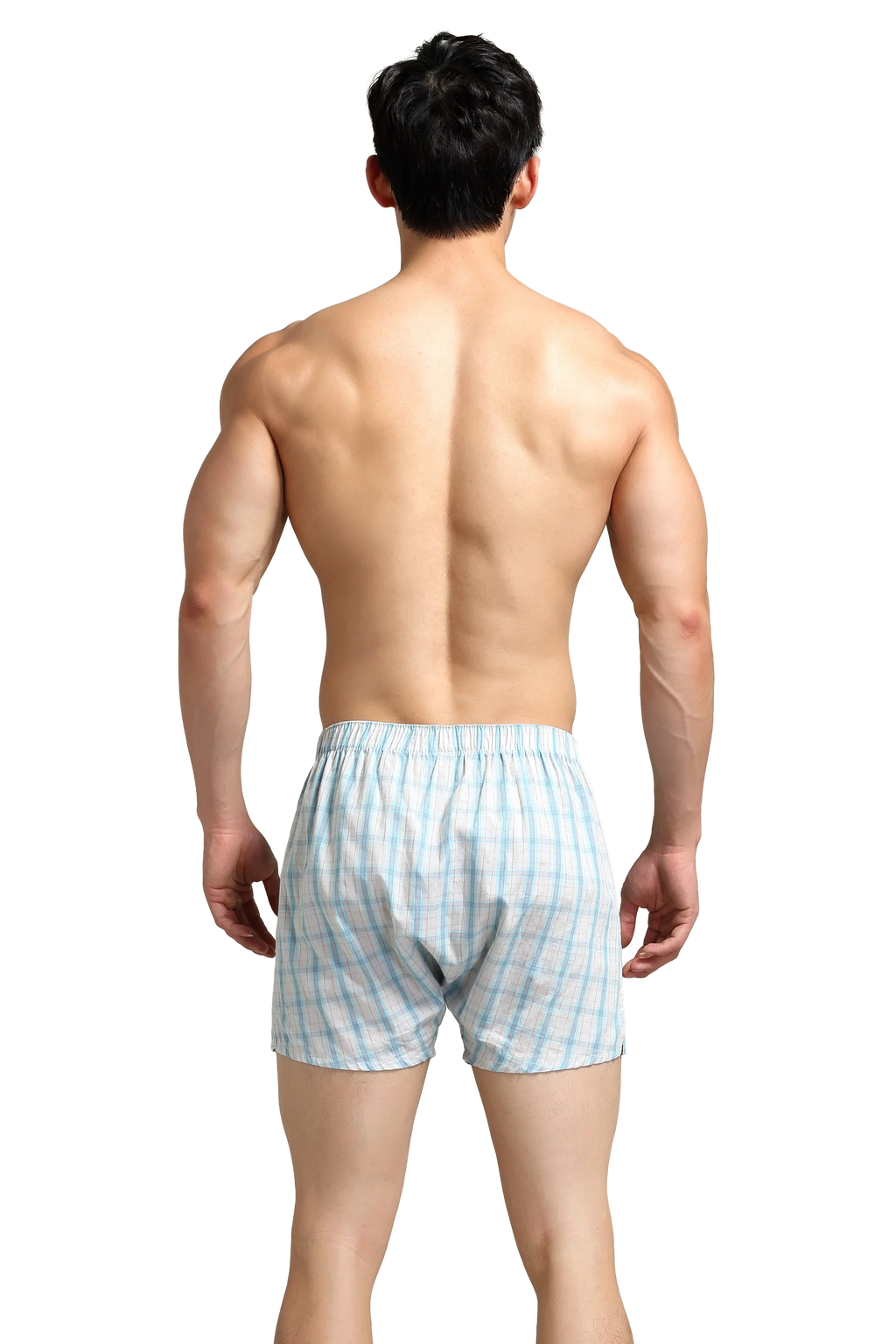 Men's Checkered Cotton Shorts - Comfortable & Relaxed Fit
