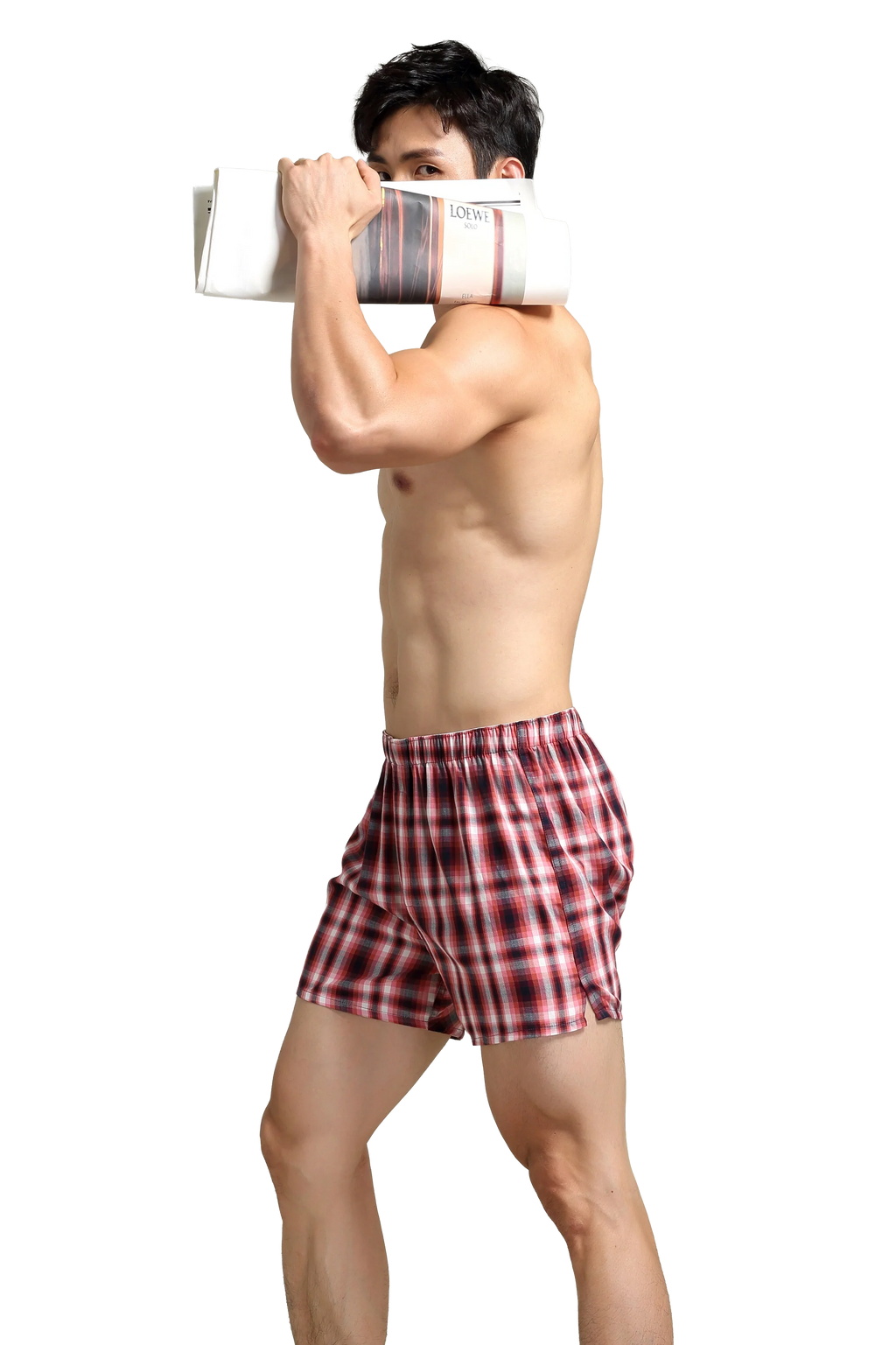 Men's Checkered Cotton Shorts - Comfortable & Relaxed Fit