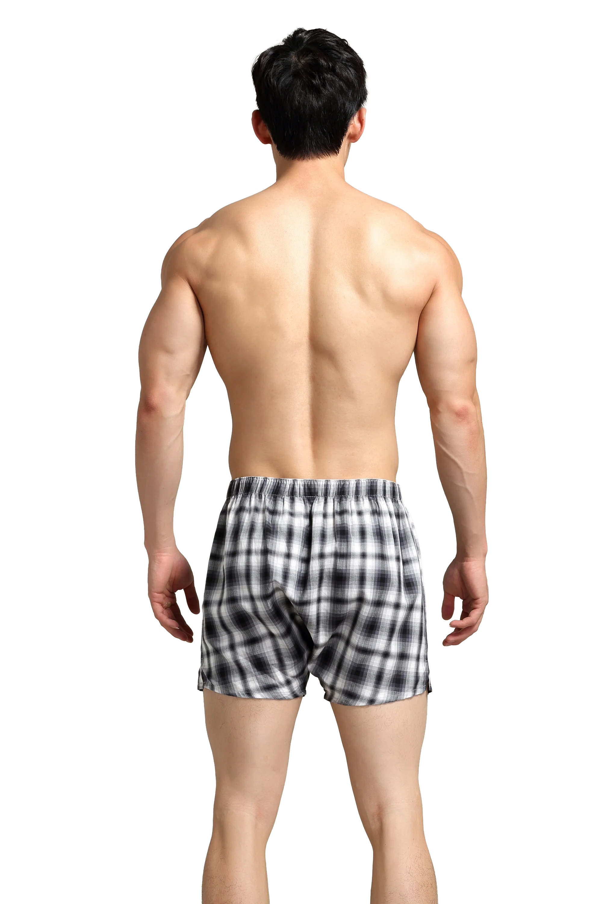 Men's Checkered Cotton Shorts - Comfortable & Relaxed Fit