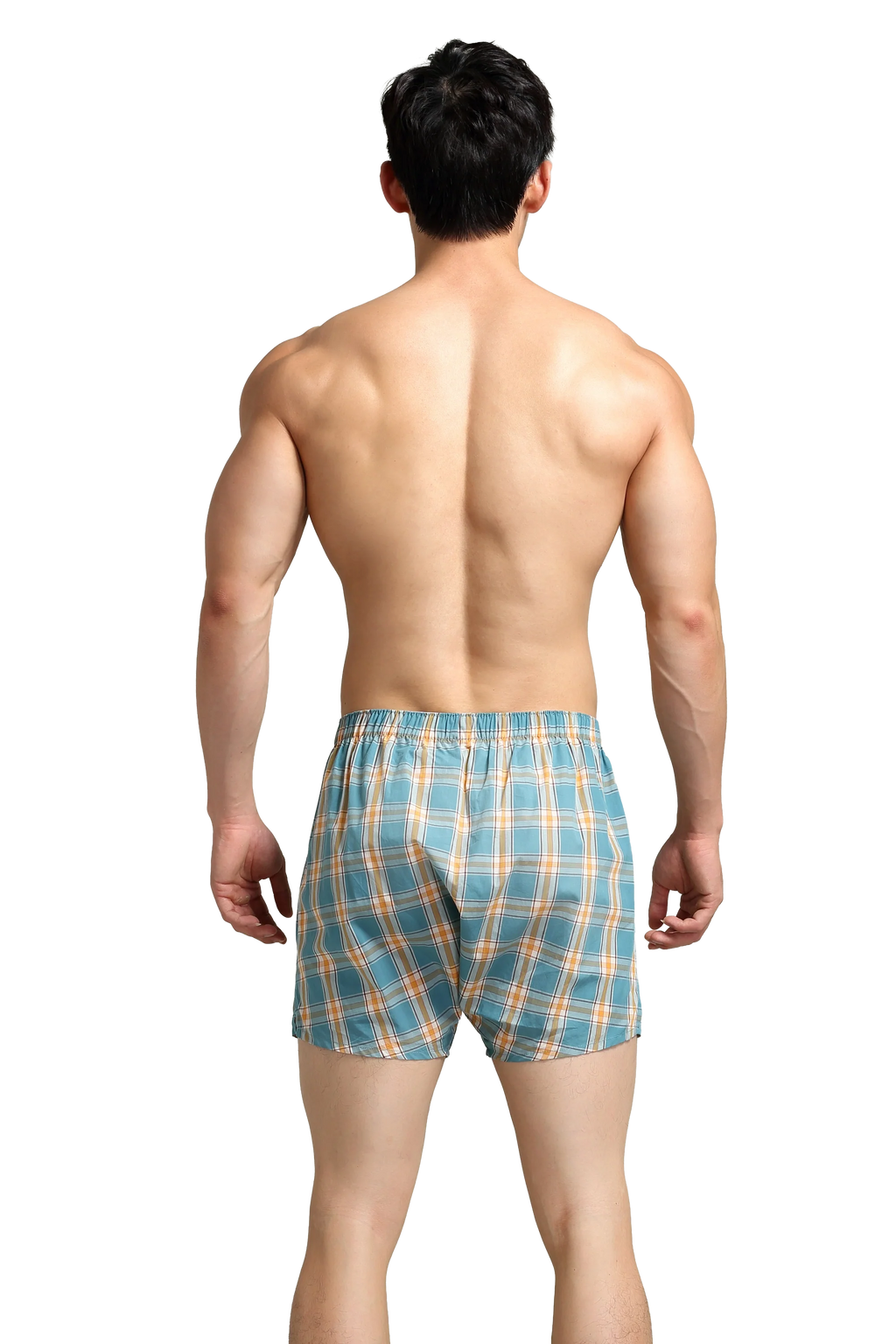 Men's Checkered Cotton Shorts - Comfortable & Relaxed Fit