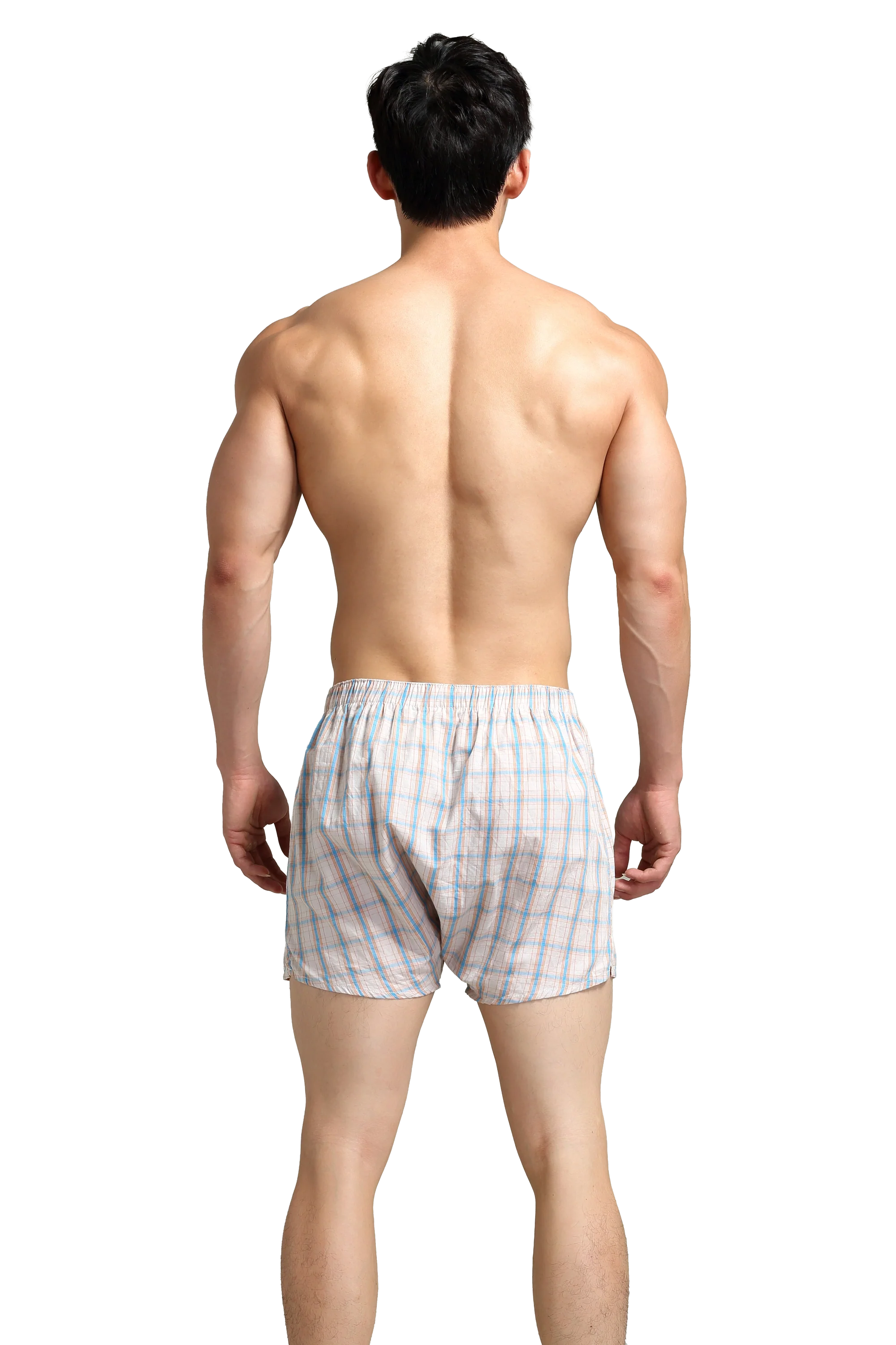 Men's Checkered Cotton Shorts - Comfortable & Relaxed Fit