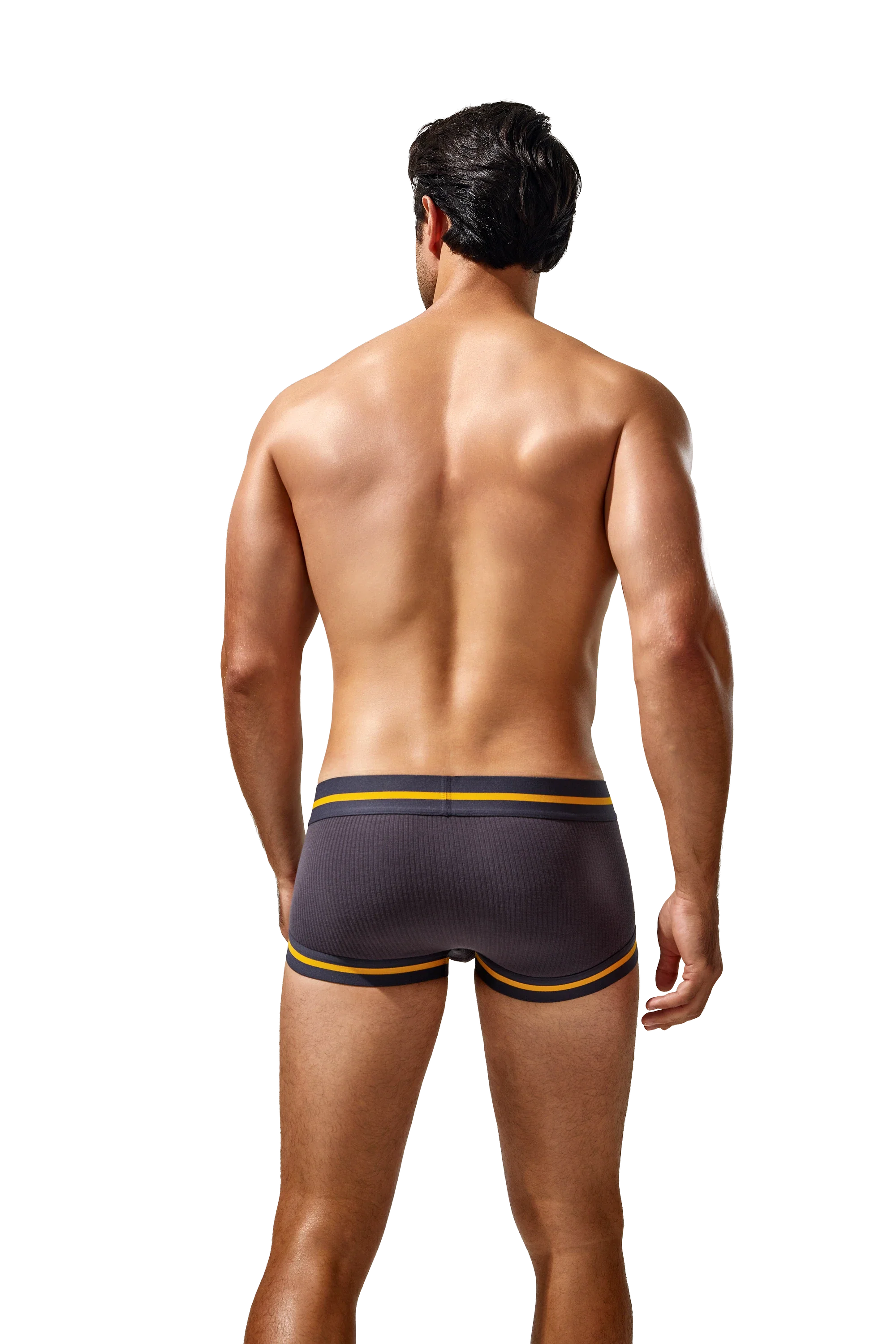 Men's Boxer Briefs , Breathable & Solid Colors