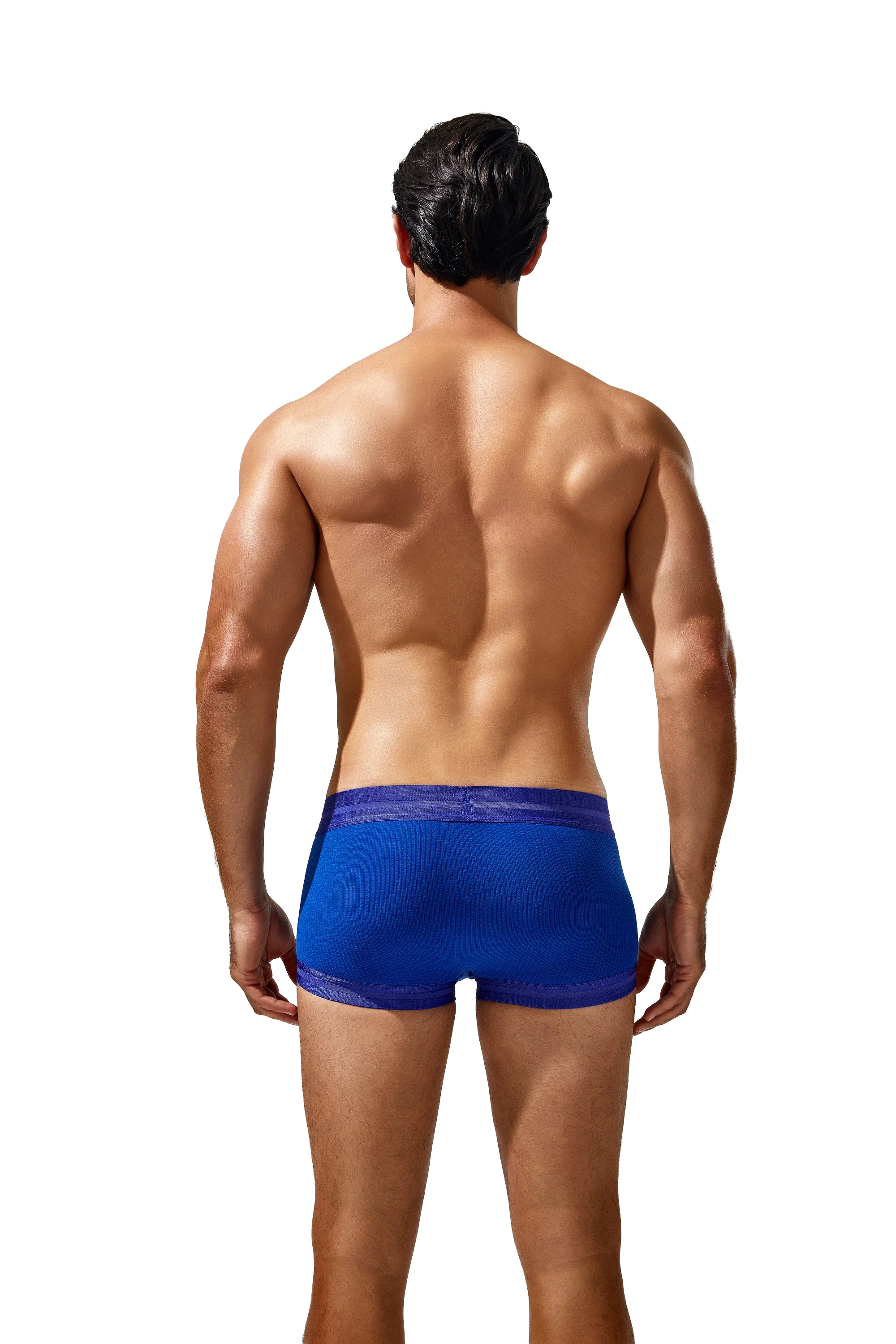 Men's Boxer Briefs , Breathable & Solid Colors