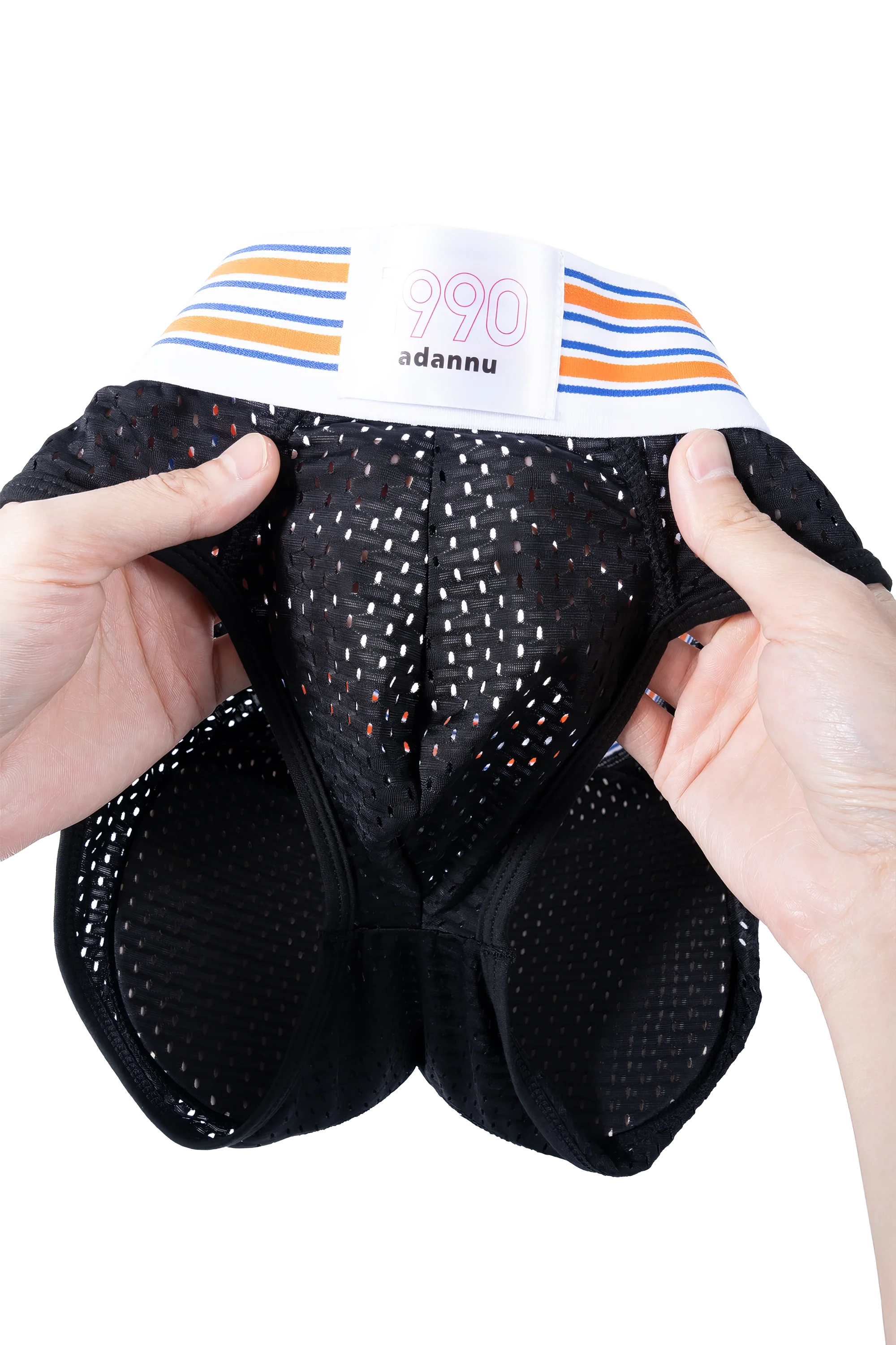 Men’s Mesh Briefs with Detachable Padding for Enhanced Shape