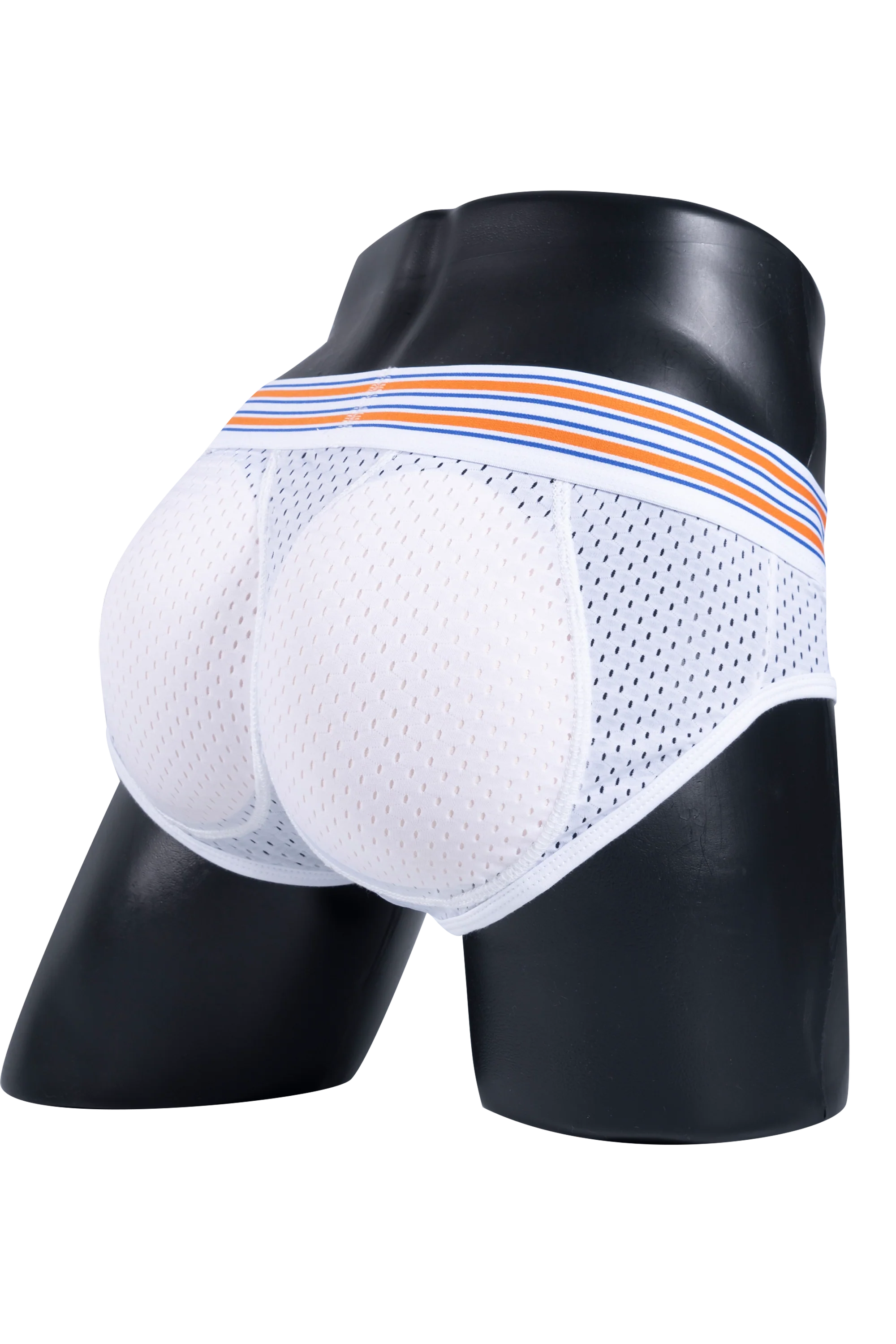 Men’s Mesh Briefs with Detachable Padding for Enhanced Shape