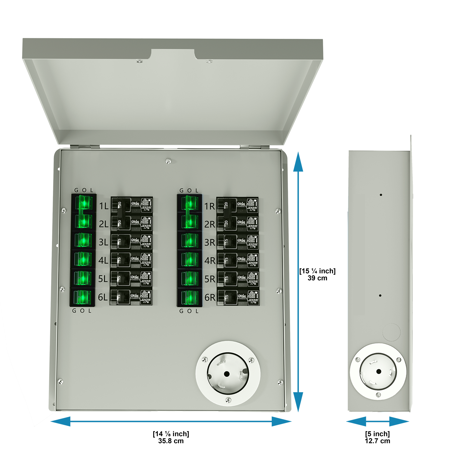 Powerhouse Gen 2 Solar Generator and Transfer Switch
