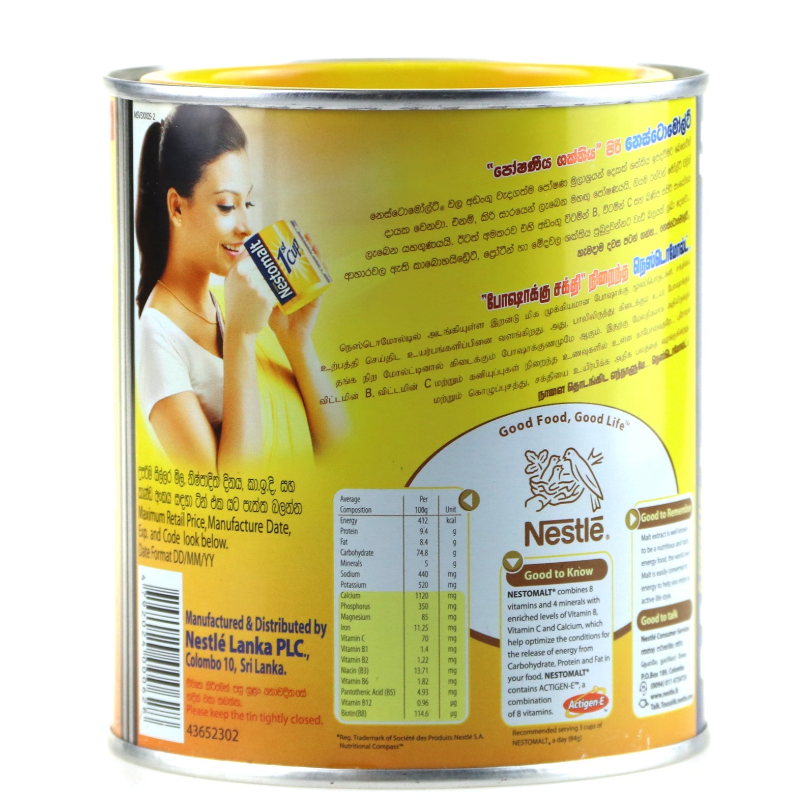 Nestomalt 400g – Energizing Malted Food Drink in Can