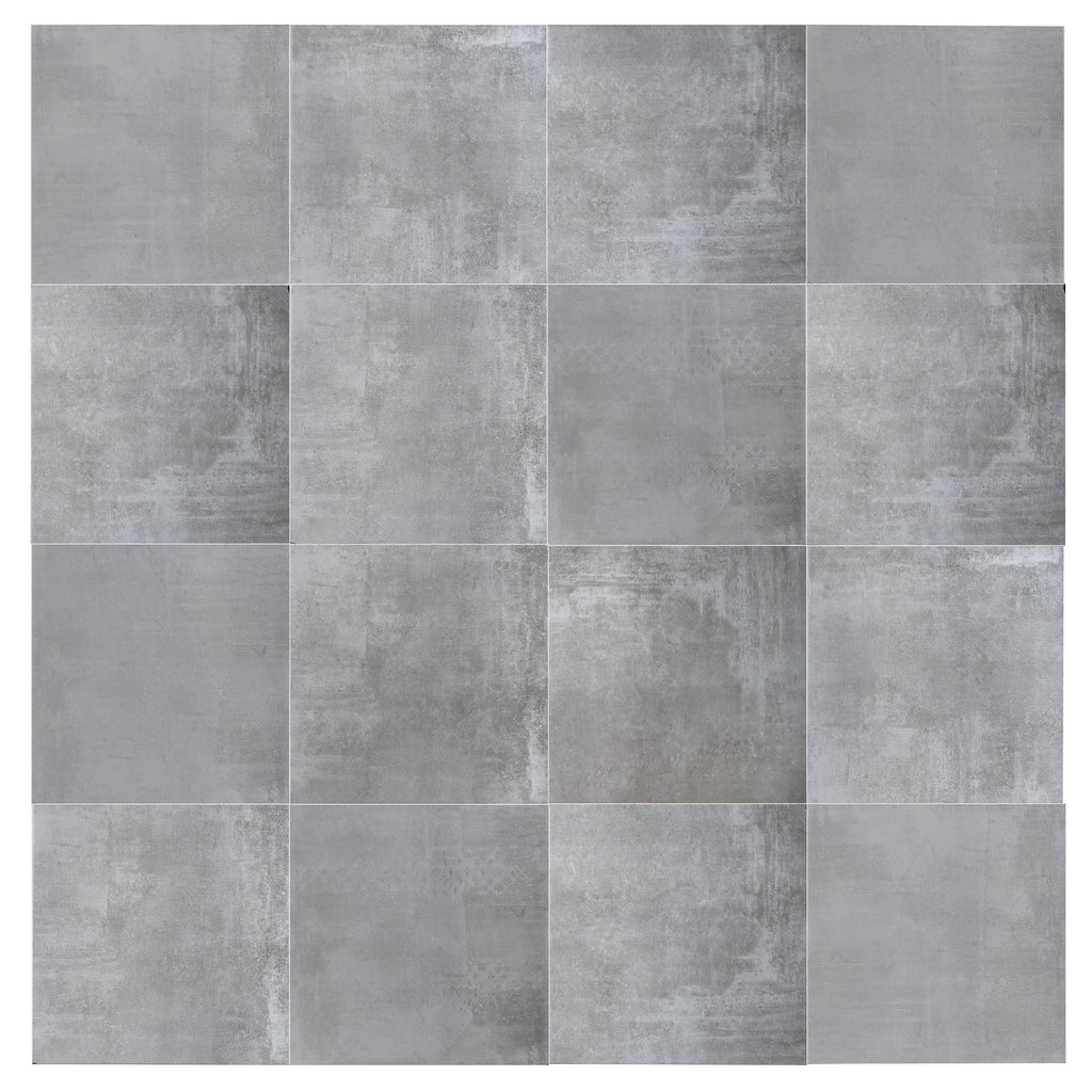 Nexos Gray Outdoor Porcelain Pavers 24x24 Inch Large Format Premium Durable