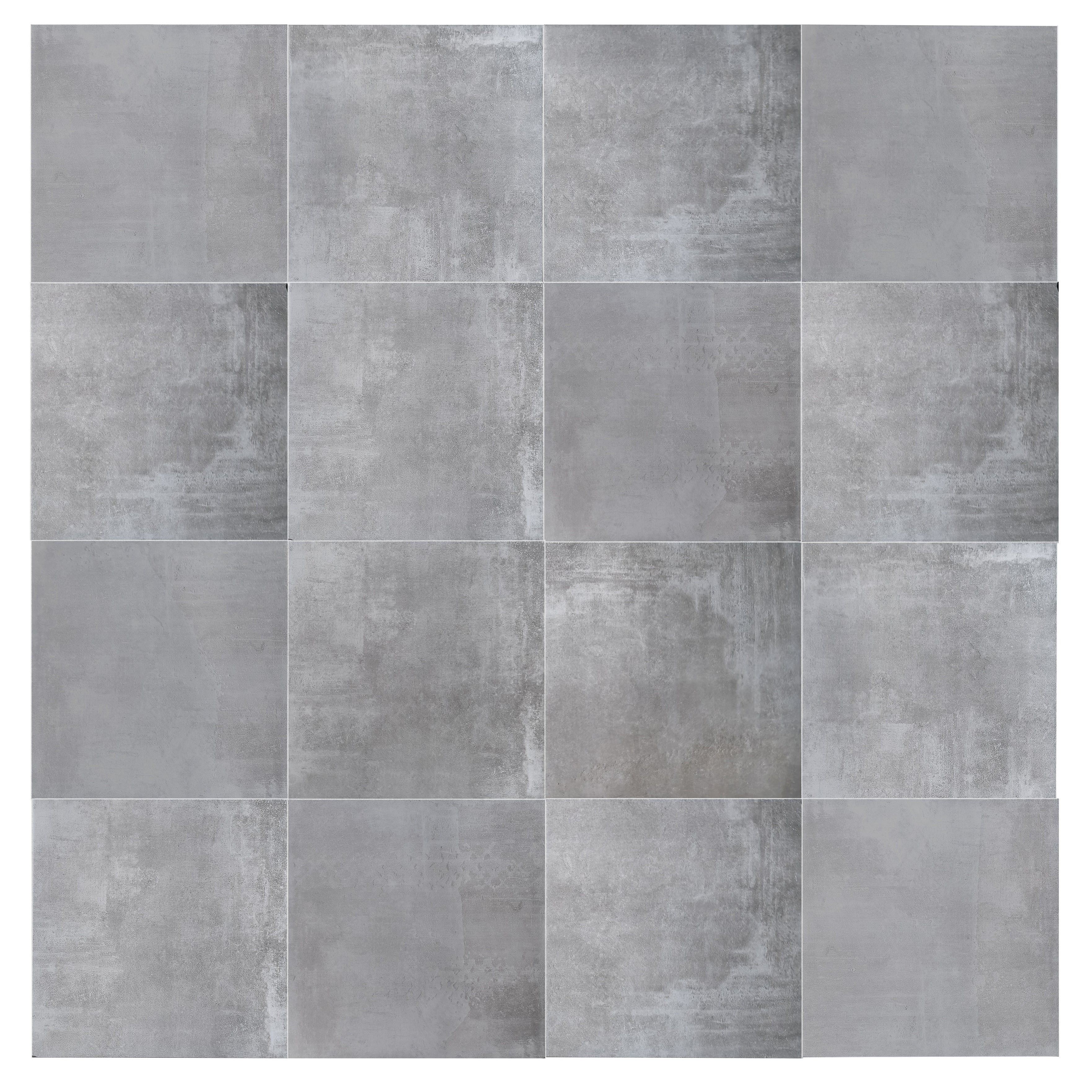 Nexos Gray Outdoor Porcelain Pavers 24x24 Inch Large Format Premium Durable