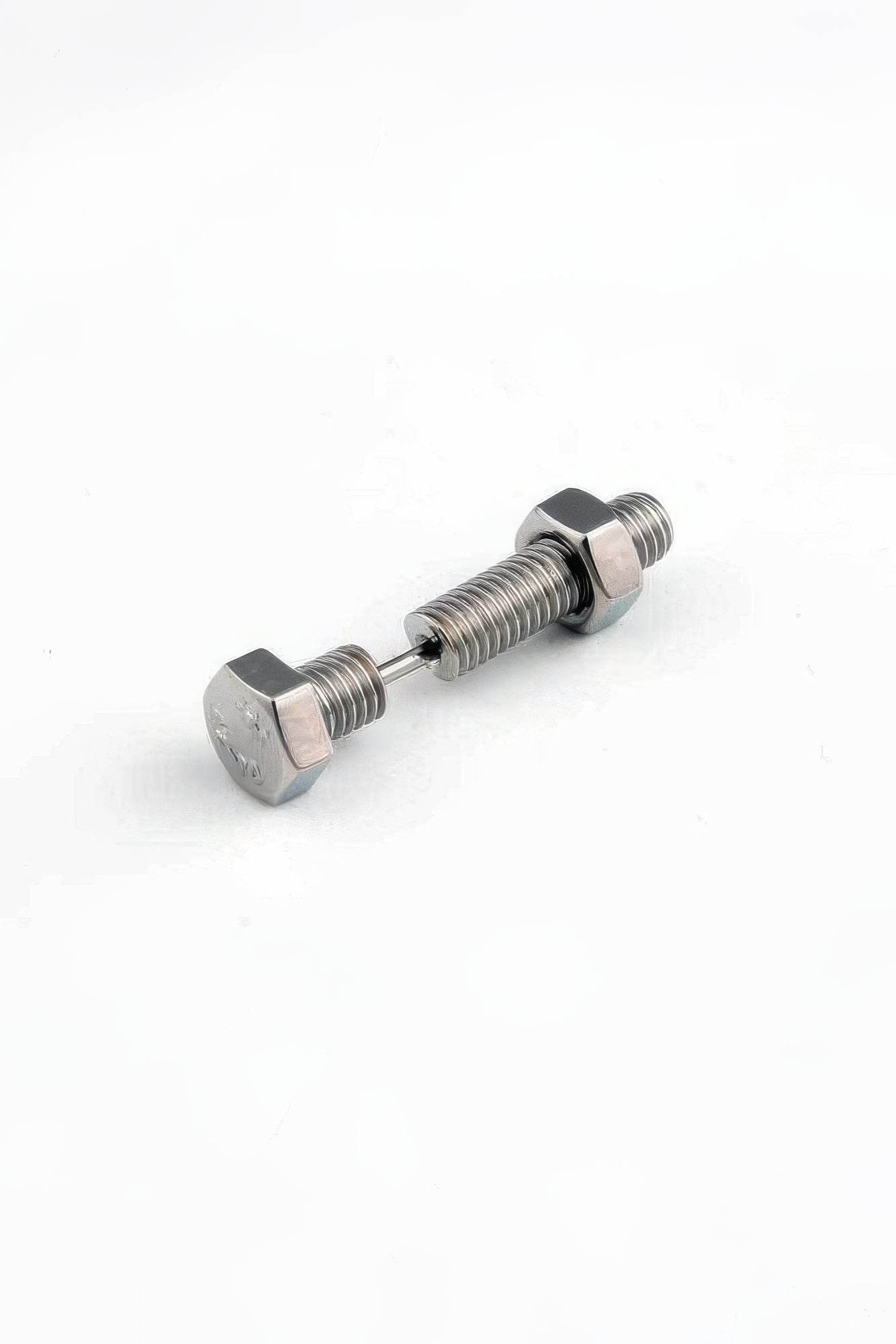 Nut and Bolt Stud Earrings for a Bold Industrial Look