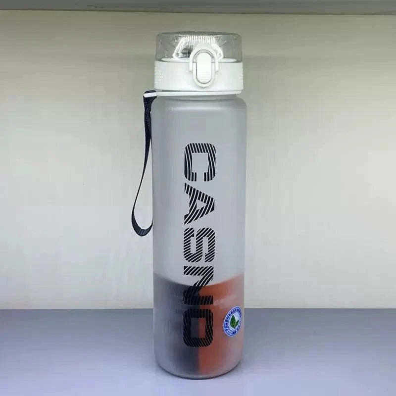 Casino Frosted Sports Water Bottle Plastic Portable Bottle With Lid For Men And Women