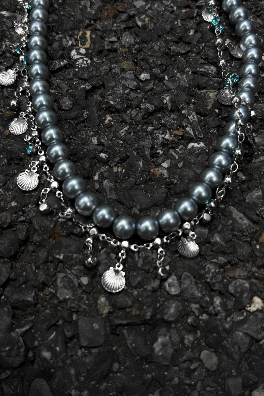 Ocean Wave Pendant Necklace