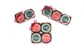 Christmas Hand Dipped & Decorated Sandwich Cookie-Clear Box
