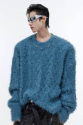 Oversized Solid Color Sweater – Cozy & Relaxed Knit Top