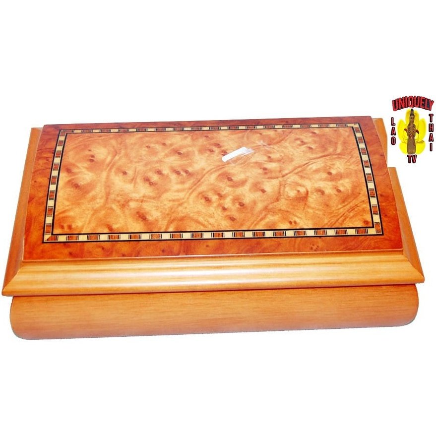 Oak Burl Classic Jewelry Box