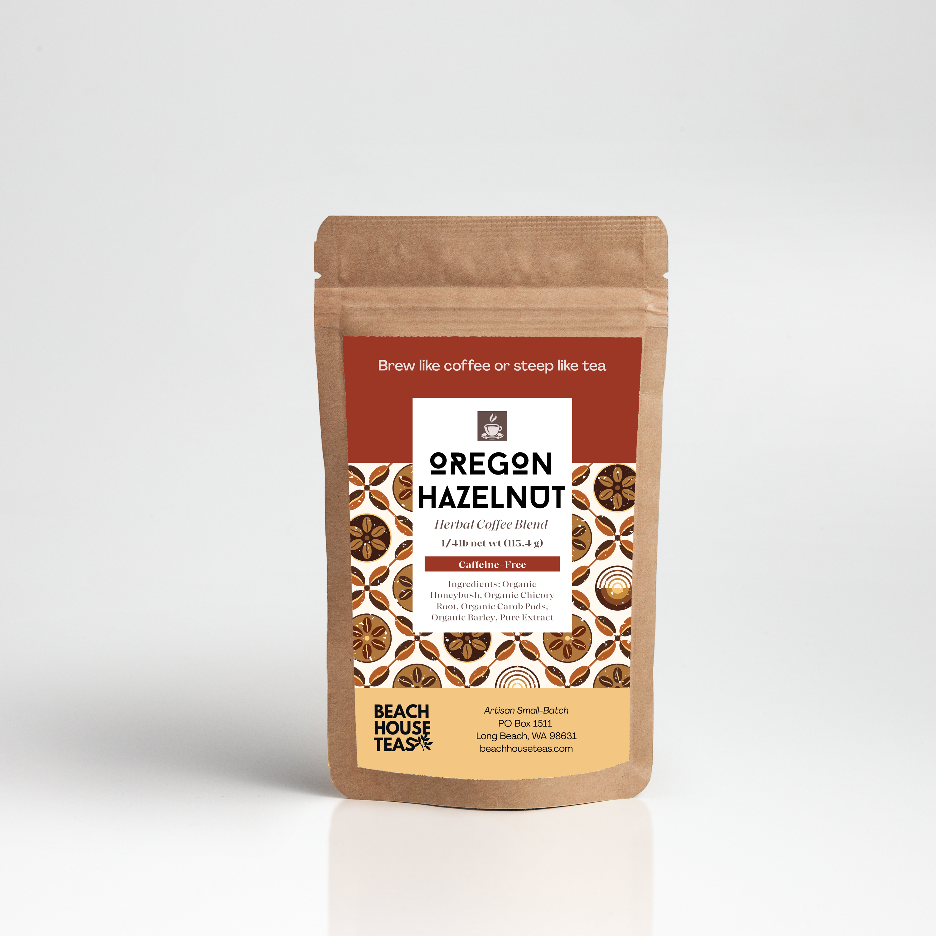 Oregon Hazelnut Herbal Coffee