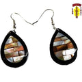 Oval Seashell Earring Pair Hook