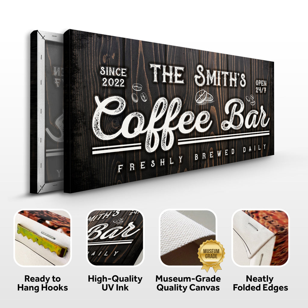 Family Coffee Bar Sign