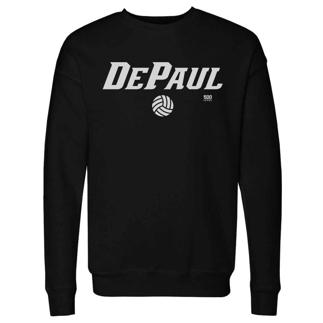 DePaul Blue Demons Volleyball Minimalist WHT