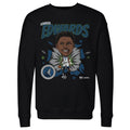 Anthony Edwards Minnesota Timberwolves Caricature Retro WHT
