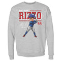 Anthony Rizzo Chicago C Cartoon WHT