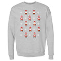 Christmas 8-bit Santas WHT