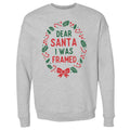 Christmas Dear Santa I Was Framed WHT