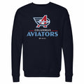 Columbus Aviators Primary Logo WHT