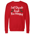 Christmas Eat Drink And Be Merry WHT