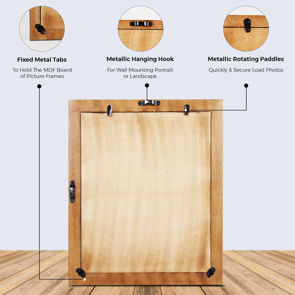 Poster Frames Chevron Collection Bone Inlay, Blue, 3 Sizes