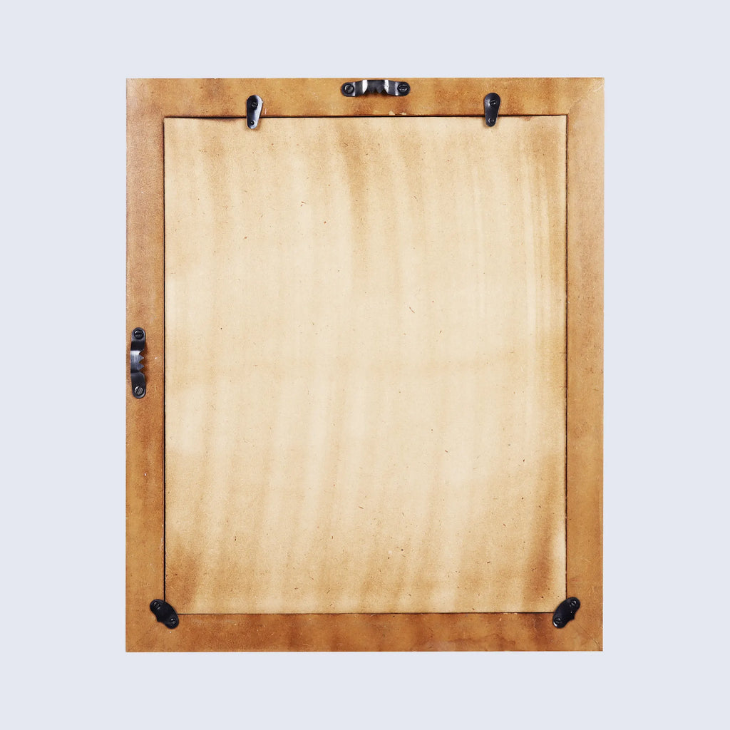 Poster Frame Taj Pattern Collection Bone Inlay, Green, 6 Sizes