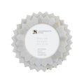 Baby Round Picture Frame Scalloped Radiance Collection - 4" x 4"