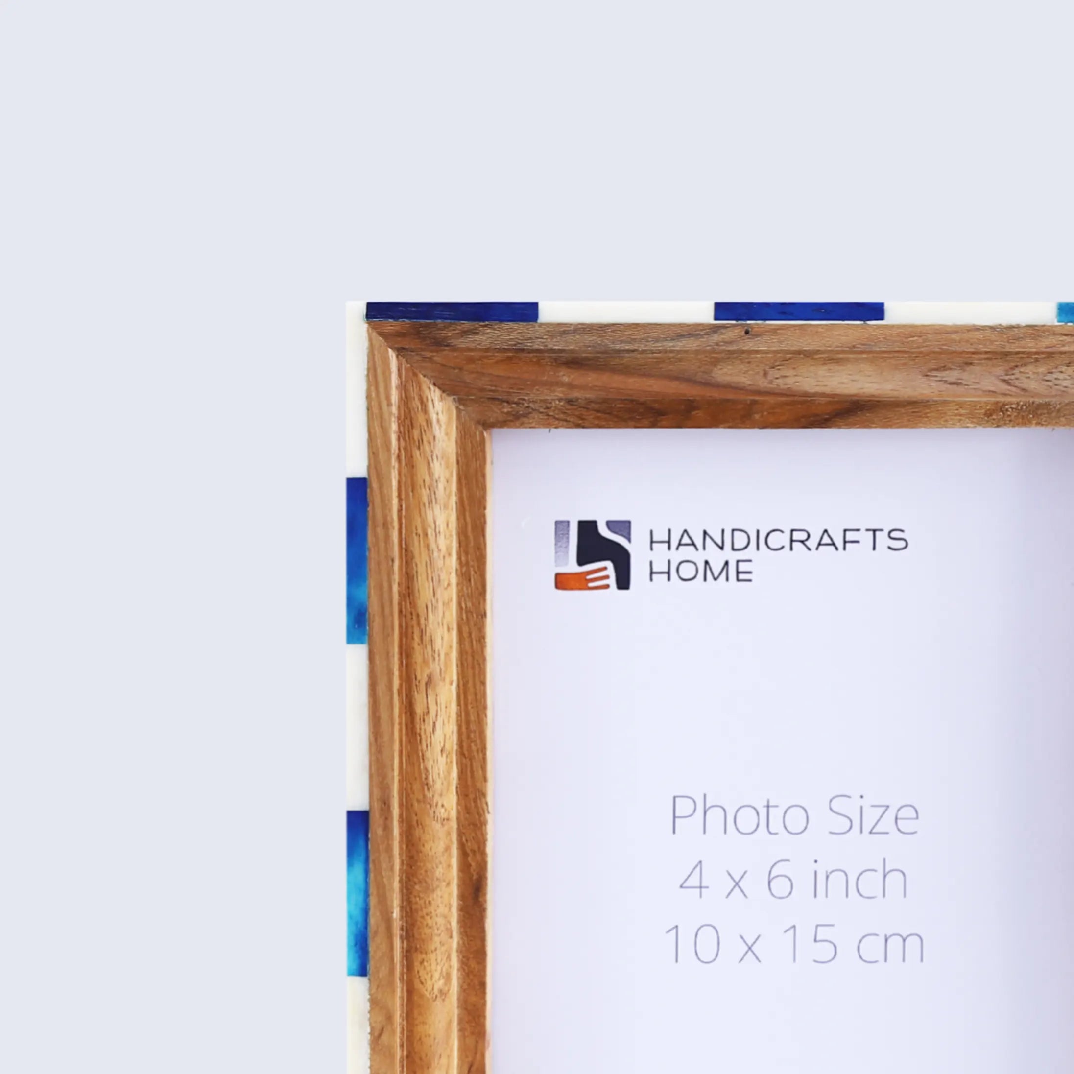 Picture Frame Handmade Fairground Carousel Bone Inlay Wood – 4x6 & 5x7"